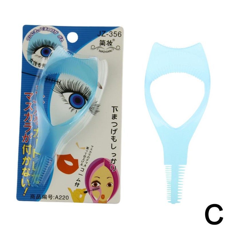3D 3-in-1 eyelash curler, plastic eyeliner curler, eyelash extension tool, eyebrow shaping tool, makeup tool